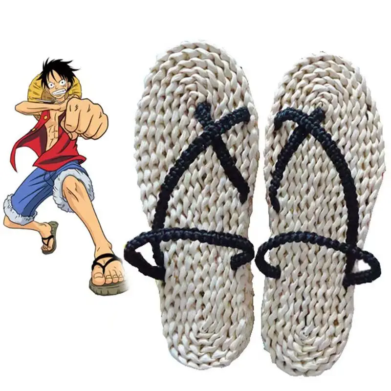 Anime One Piece Monkey D Luffy Cosplay Costume Straw Shoes Handmade Sandals Slippers Free Shipping
Anime One Piece Monkey D Luffy Cosplay Costume Straw Shoes Handmade Sandals Slippers Free Shipping