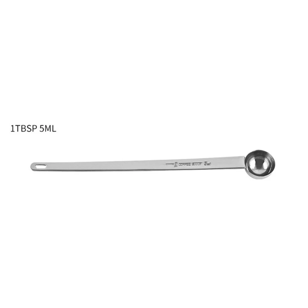 Kitchen Tools Measuring Spoon Long Handle Portable Stainless Steel Various Specifications Coffee Graduated Spoon
Kitchen Tools Measuring Spoon Long Handle Portable Stainless Steel Various Specifications Coffee Graduated Spoon