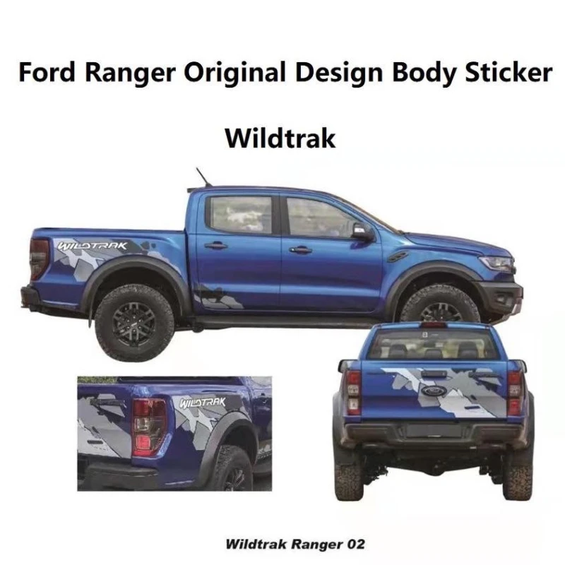 Автомобильная наклейка для Ford Ranger wildtrack, экстерьер кузова с модными спортивными наклейками, аксессуары
Автомобильная наклейка для Ford Ranger wildtrack, экстерьер кузова с модными спортивными наклейками, аксессуары