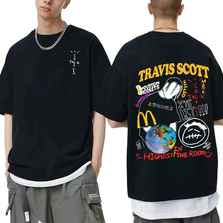 Travis Scott Rapper Tshirt Cactus Jack ASTROWORLD M T-shirt Short Sleeve Men Women Fashion Hip Hop T Shirts New Mens Loose Tee
Travis Scott Rapper Tshirt Cactus Jack ASTROWORLD M T-shirt Short Sleeve Men Women Fashion Hip Hop T Shirts New Mens Loose Tee