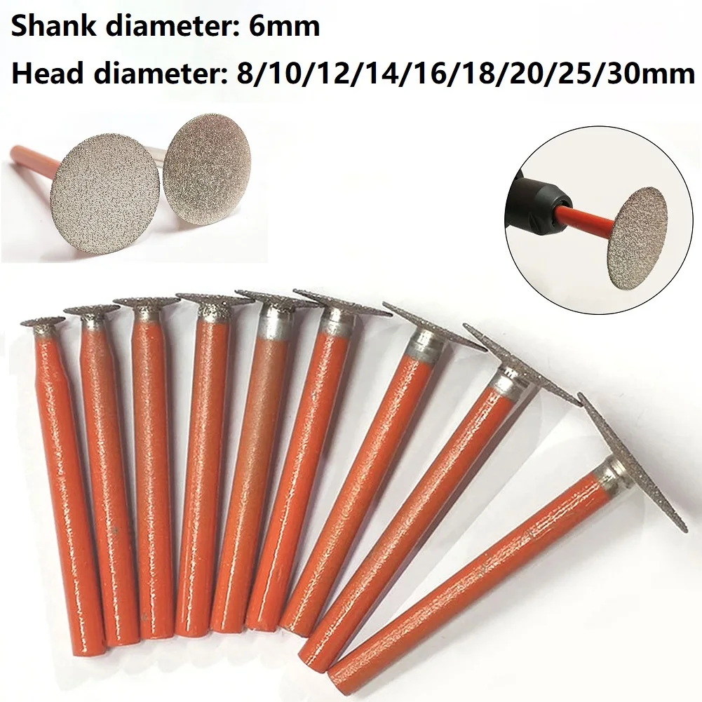 Polishing Parts Diamond Grinding Head Mounted Point 8-30mm Cutter Head Stone Jade Craft Carving Tools Orange Carborundum Grinder
Polishing Parts Diamond Grinding Head Mounted Point 8-30mm Cutter Head Stone Jade Craft Carving Tools Orange Carborundum Grinder