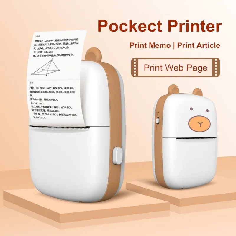 HD Pocket Mini Printer Cute Label Sticker Maker Wireless Adhesive Thermal Paper 2d Printing Machine for Small Businesses Best
HD Pocket Mini Printer Cute Label Sticker Maker Wireless Adhesive Thermal Paper 2d Printing Machine for Small Businesses Best