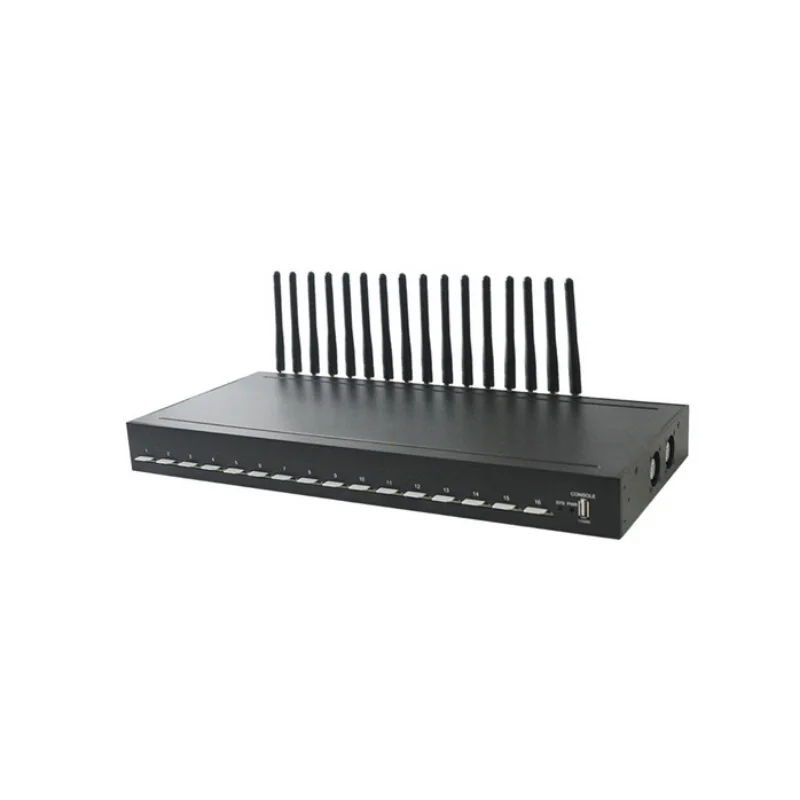 In Stock 16 Sims 4G LTE Wireless Industrial Router Support USSD SMS Inquiry Router with API of Multi Wan Port Control
In Stock 16 Sims 4G LTE Wireless Industrial Router Support USSD SMS Inquiry Router with API of Multi Wan Port Control