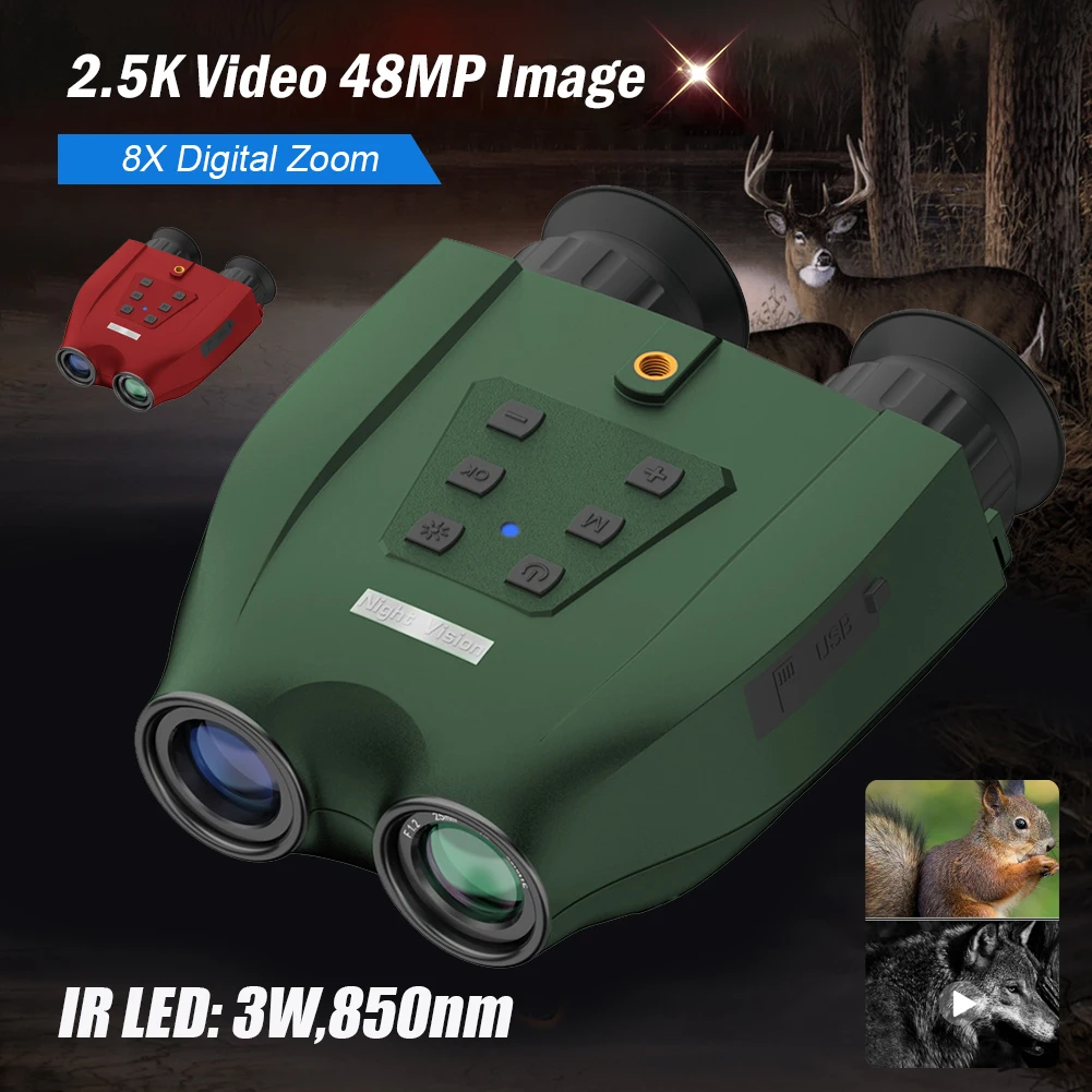 8X цифровой зум двойной экран Монокуляр 3D гарнитура устройство ночного видения 300 м инфракрасный охотничий телескоп камера двойного использования
8X цифровой зум двойной экран Монокуляр 3D гарнитура устройство ночного видения 300 м инфракрасный охотничий телескоп камера двойного использования