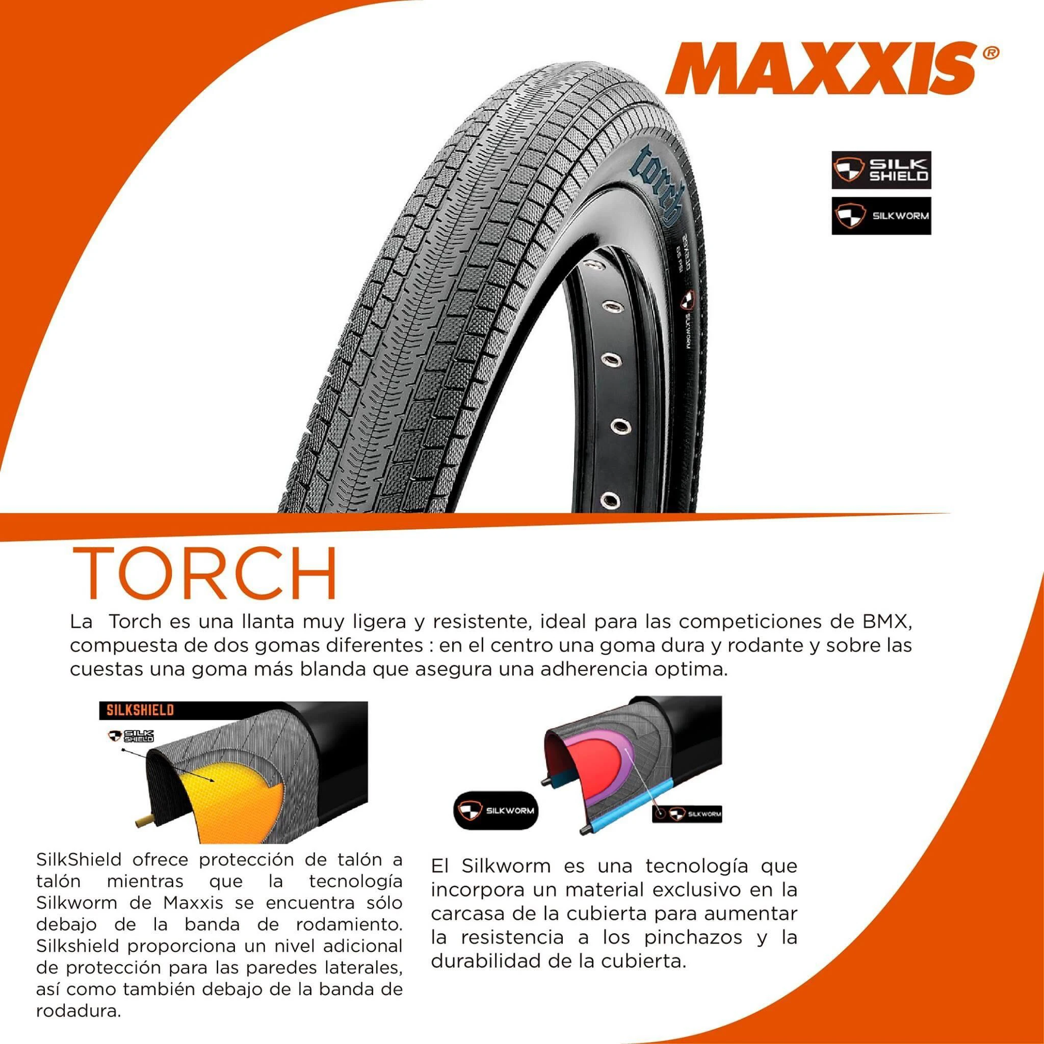 

Maxxis Torch (M149) BMX Bicycle Tire Max Torch 29x2.1 20x1.75 1.95 2.2 Bk Fold/120 Sw Bike Tires Stab-proof BMX Tyres