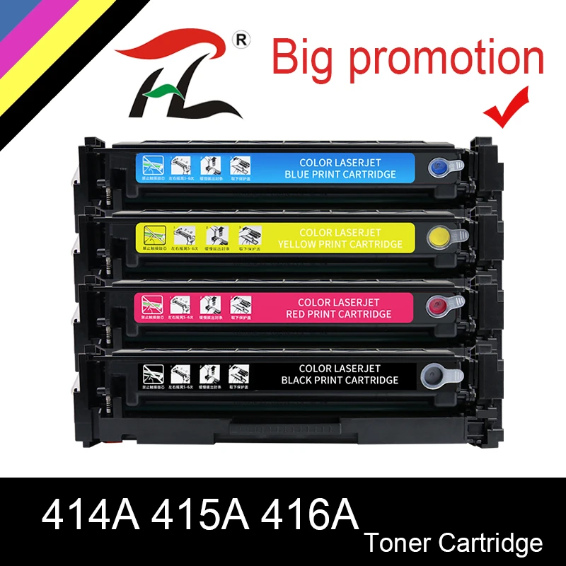 

4 pcs Compatible Toner Cartridge for HP 414A 415A 416A for HP Laserjet Pro M454 M454dw/nw MFP M479 M479dw M479fdw No Chip