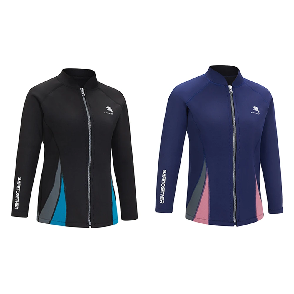 2MM Neoprene Wetsuit Fashion Women Split Long Sleeve Top Warm And Cold Protection Water Sports Snorkeling Surfing Diving Top
2MM Neoprene Wetsuit Fashion Women Split Long Sleeve Top Warm And Cold Protection Water Sports Snorkeling Surfing Diving Top