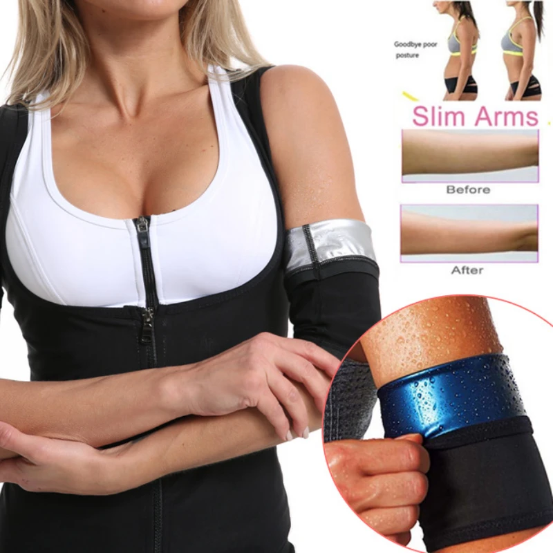 Arm Slimming Sauna Shapers Body Shaper Hot Sweat Sauna Effect Slimming Fitness Shaper Workout Gym Arm Trainer Shaper Fat Burner
Arm Slimming Sauna Shapers Body Shaper Hot Sweat Sauna Effect Slimming Fitness Shaper Workout Gym Arm Trainer Shaper Fat Burner