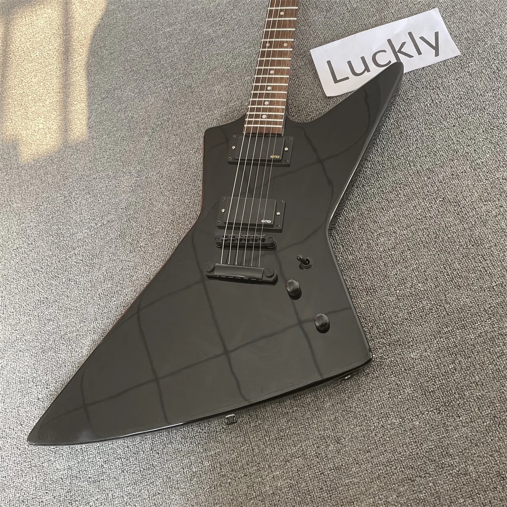 Explore Electric Guitar Black Color Rosewood Fingerboard APE Inlayed Black Hardware High Quality Guitarars Guitarra
Explore Electric Guitar Black Color Rosewood Fingerboard APE Inlayed Black Hardware High Quality Guitarars Guitarra