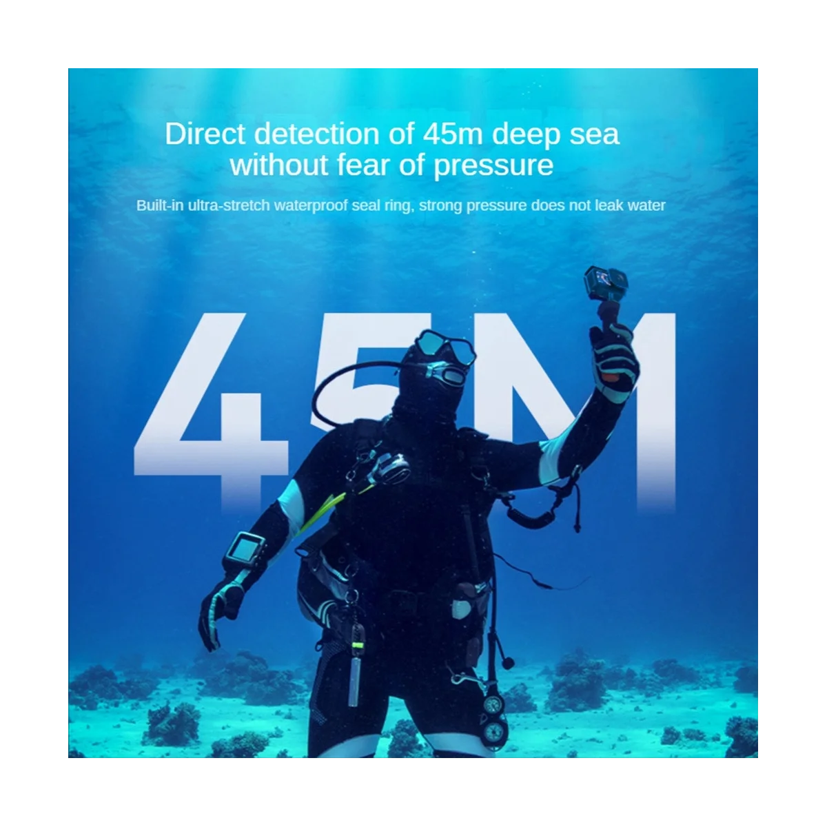 

Водонепроницаемый чехол TELESIN 45 м для GoPro 11 10 9 с фильтром для подводной съемки аксессуары для экшн-камеры