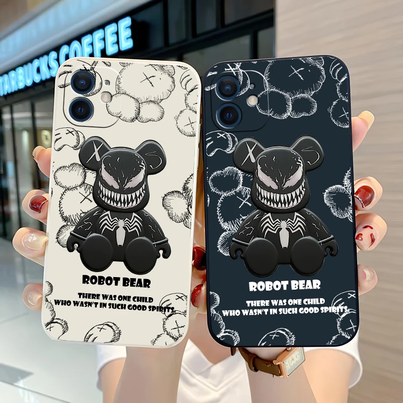 Luxury Cool Cartoon Bear Phone Cases For Apple iPhone 11 12 13 Pro 13 12 Mini X XR XS Max 5 6 6s 7 8 Plus Silicon Cover Fundas 
Luxury Cool Cartoon Bear Phone Cases For Apple iPhone 11 12 13 Pro 13 12 Mini X XR XS Max 5 6 6s 7 8 Plus Silicon Cover Fundas