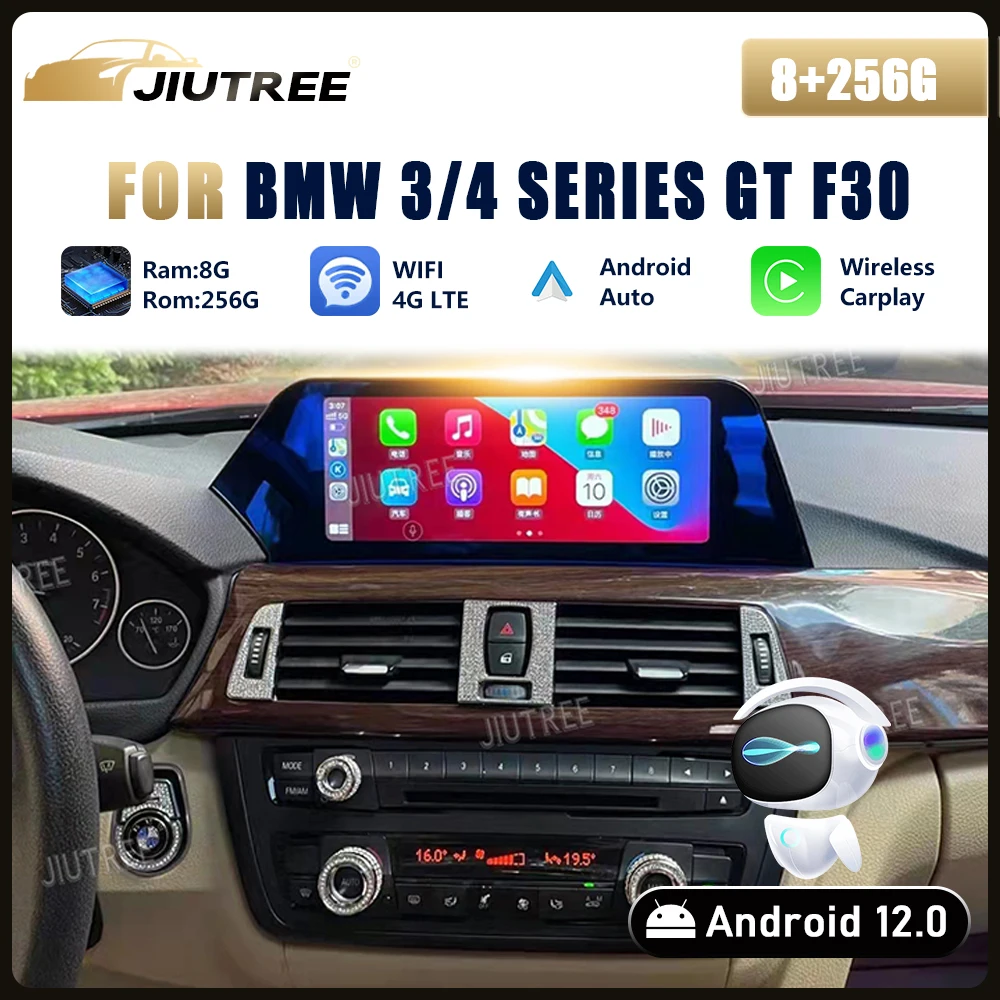 Автомобильный радиоприемник Android 12 для BMW 3 4 серии GT F30 F31 F32 F33 F34 F35 F36