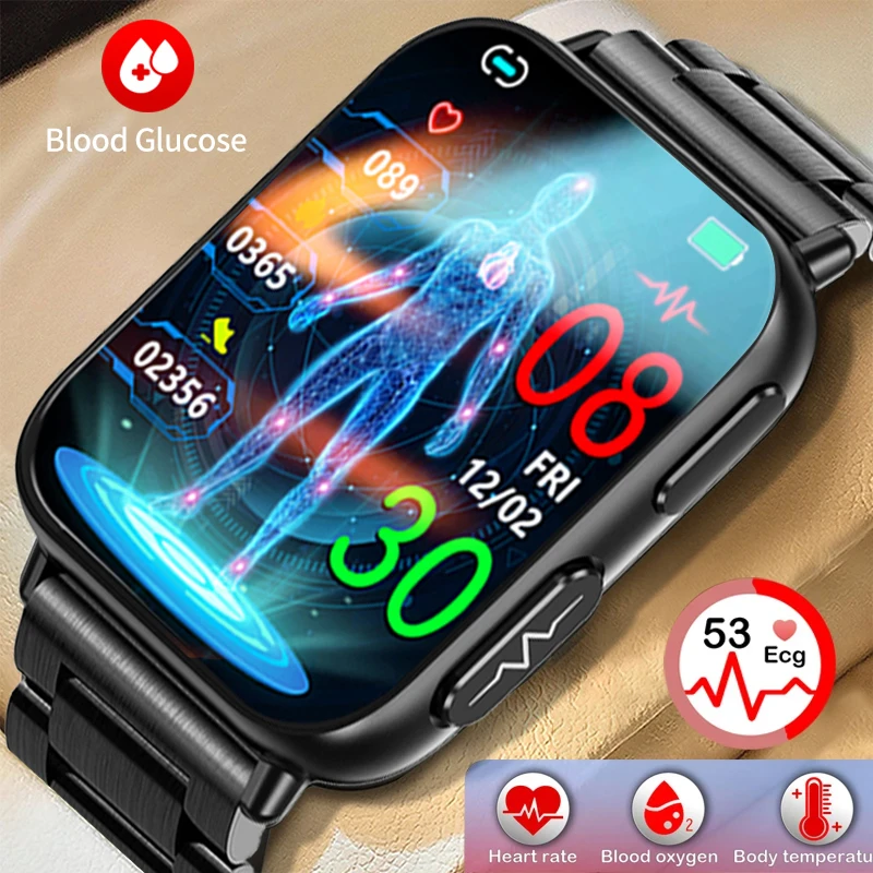 2023 New Blood Sugar Smartwatch Men 1.91 inch 365*400 HD Screen ECG+PPG Smart Watch Monitoring Non-invasive Blood Glucose Watch
2023 New Blood Sugar Smartwatch Men 1.91 inch 365*400 HD Screen ECG+PPG Smart Watch Monitoring Non-invasive Blood Glucose Watch