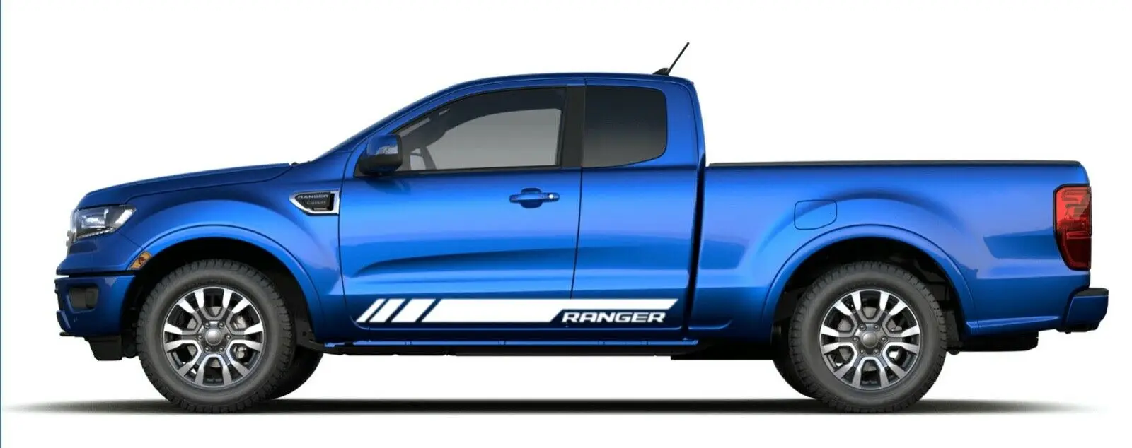 2020 г., виниловые наклейки в полоску для Ford Ranger 3M 
2020 г., виниловые наклейки в полоску для Ford Ranger 3M