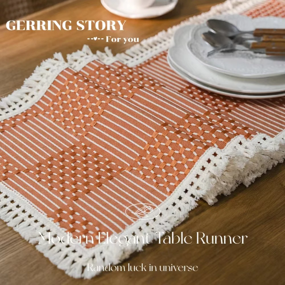 Gerring Nordic Jacquard Runers For Table Geometric Modern Elegant Table Runner Christmas Table Decoration Thick Table Cloth
Gerring Nordic Jacquard Runers For Table Geometric Modern Elegant Table Runner Christmas Table Decoration Thick Table Cloth