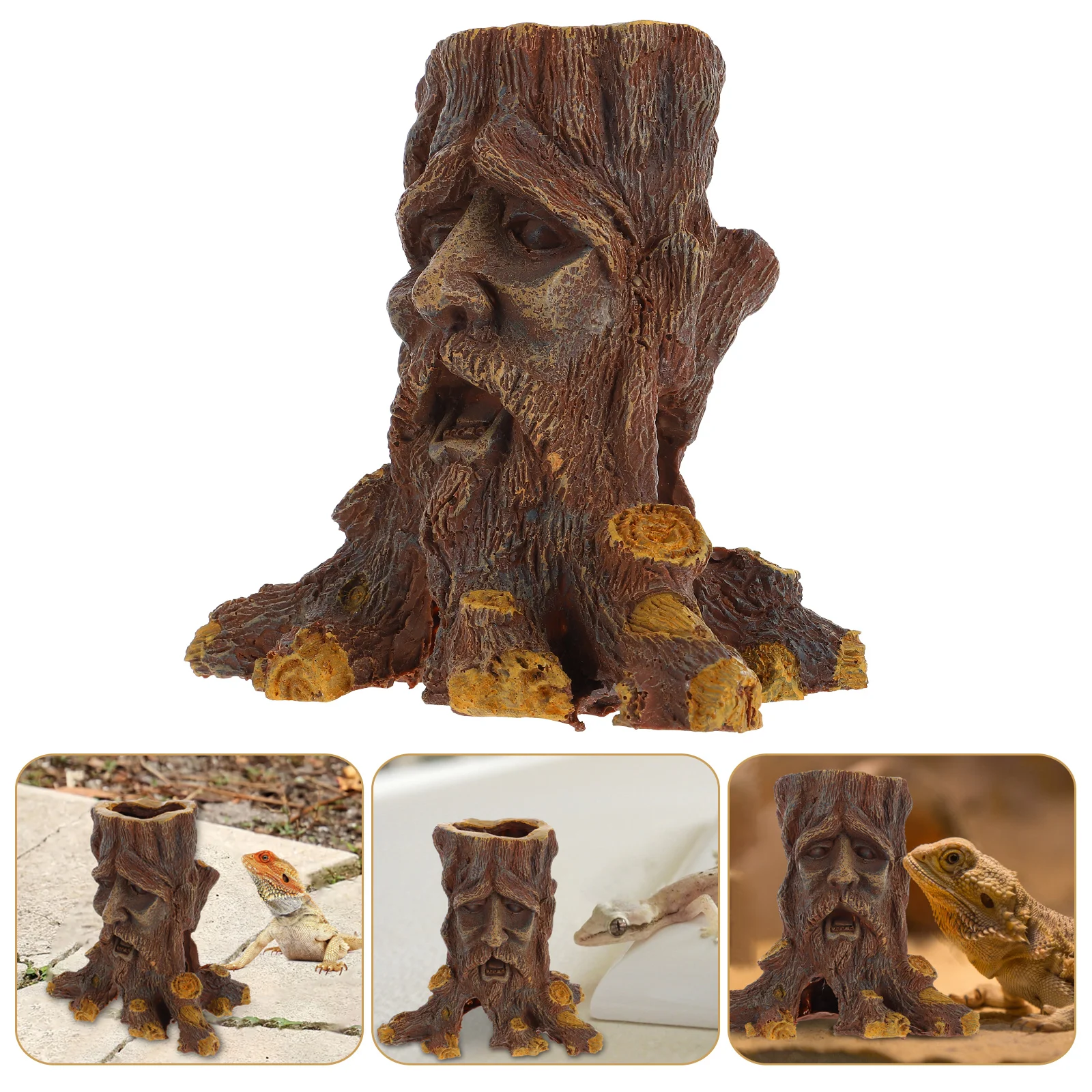Reptile Hide House Resin Lizard Hide Place Reptile Hiding Place Reptile Terrarium Decoration
Reptile Hide House Resin Lizard Hide Place Reptile Hiding Place Reptile Terrarium Decoration