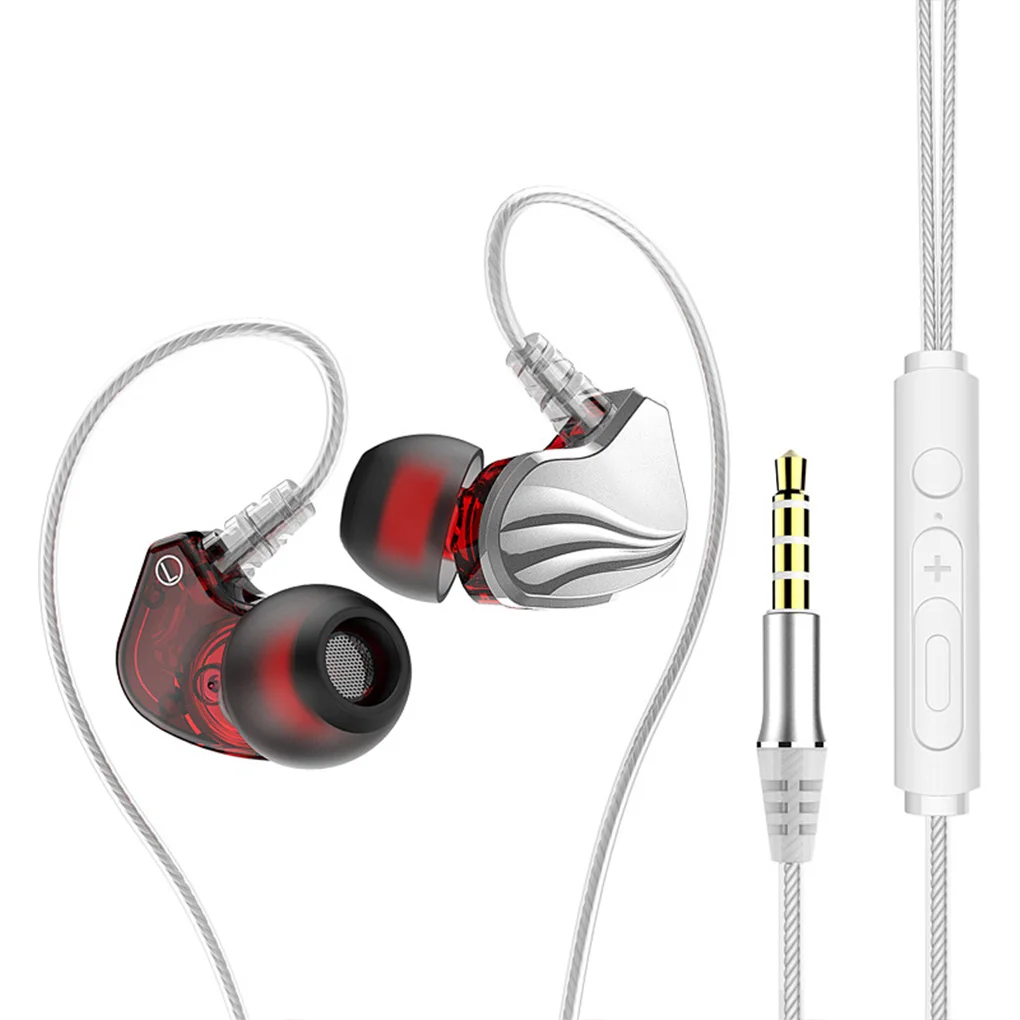 

In-ear Wired Earphones Portable HiFi Sound 3.5mm Straight Connector Line Control Headset Handsfree Call 1.2 Meters Cable