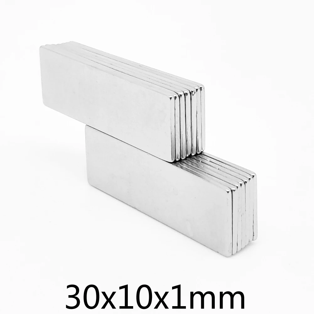 Мощный магнитный блок 30x10x1 мм
Мощный магнитный блок 30x10x1 мм