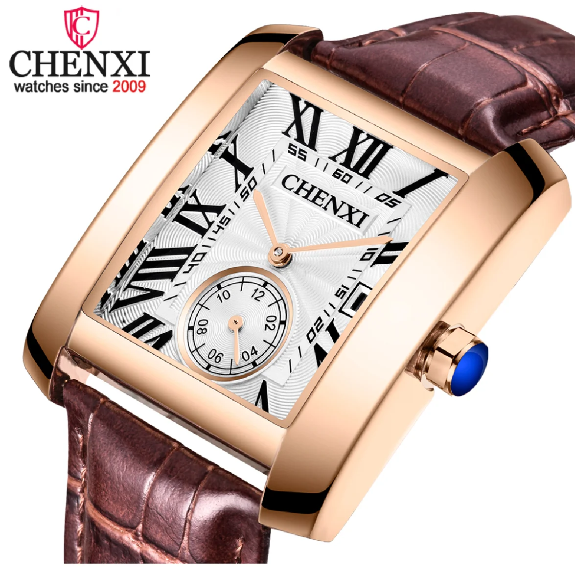 CHENXI Vintage Classic Square Brown Leather Strap Wrist Watches Fashion Brand Watches Men's Quartz Clock Montre Femme
CHENXI Vintage Classic Square Brown Leather Strap Wrist Watches Fashion Brand Watches Men's Quartz Clock Montre Femme