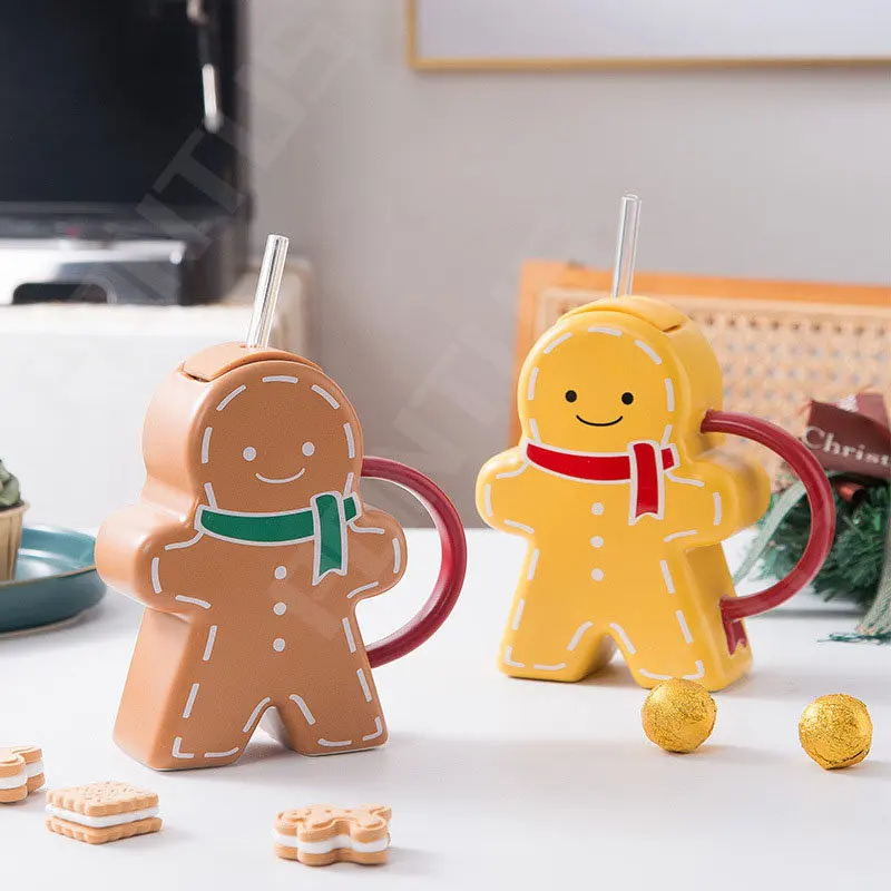 Мужская керамическая кружка из имбиря с крышкой, рождественский подарок, милая кружка для кофе и молока, мультяшная креативная соломенная ч...
Мужская керамическая кружка из имбиря с крышкой, рождественский подарок, милая кружка для кофе и молока, мультяшная креативная соломенная ч...