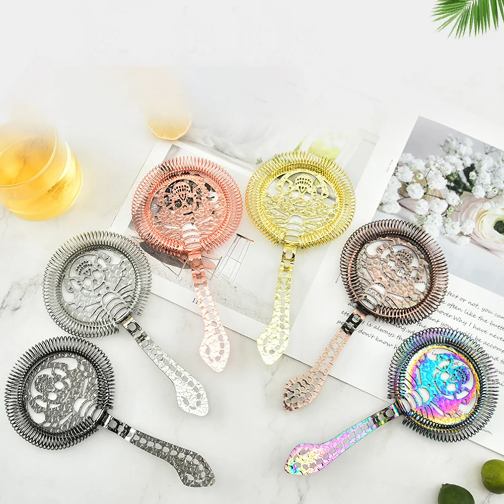 Scorpion Bar Strainer Stainless Steel Cocktail Julep Strainer with Spring Professional Ice Strainer Cocktail Mixing Bar Tools
Scorpion Bar Strainer Stainless Steel Cocktail Julep Strainer with Spring Professional Ice Strainer Cocktail Mixing Bar Tools