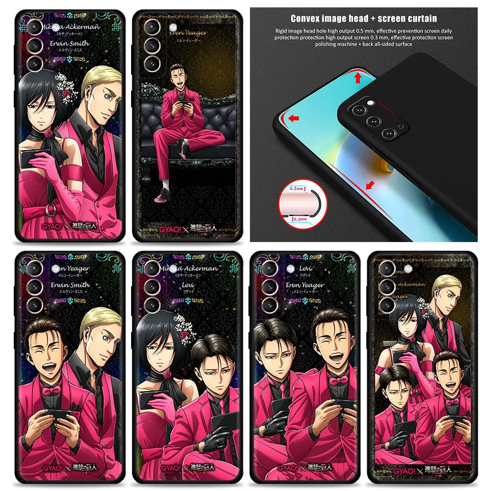 for Samsung s20 fe Case Galaxy s21 ultra s22 s10 s20 plus s22ultra Note 20ultra 10plus Funda Titans Attack Character Full Dress
for Samsung s20 fe Case Galaxy s21 ultra s22 s10 s20 plus s22ultra Note 20ultra 10plus Funda Titans Attack Character Full Dress