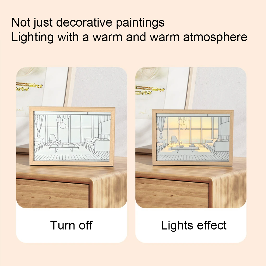 Light Painting USB Night Light Bedside Lamp Decoration Sunlight Decorative Gift Corridor Lights Mural Size S E
Light Painting USB Night Light Bedside Lamp Decoration Sunlight Decorative Gift Corridor Lights Mural Size S E