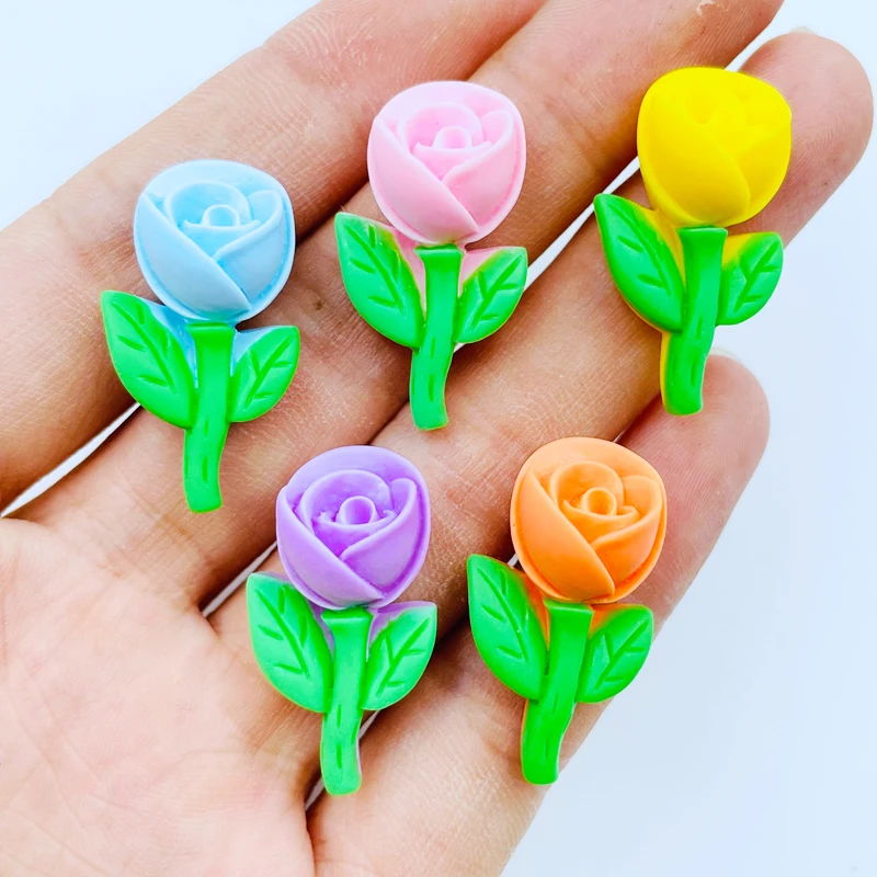 20Pcs New Kawaii Cute Cartoon Rose Flower Flat Back Resin Cabochons Scrapbook Diy Hair Jewelry Craft Accessories A68
20Pcs New Kawaii Cute Cartoon Rose Flower Flat Back Resin Cabochons Scrapbook Diy Hair Jewelry Craft Accessories A68