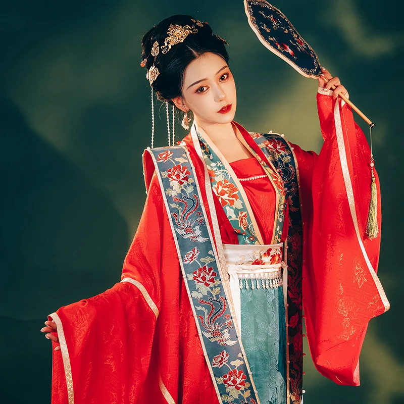 High Quality Hanfu Wedding Costume Chinese Traditional Red Dress Embroidery Hanfu Banquet Bride Groom Song Ancient Fairy Dress
High Quality Hanfu Wedding Costume Chinese Traditional Red Dress Embroidery Hanfu Banquet Bride Groom Song Ancient Fairy Dress