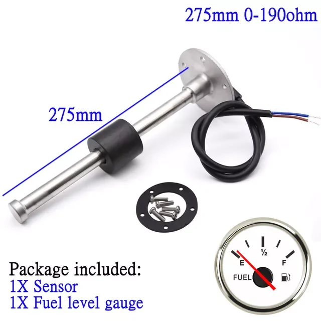 sensor 100/125/200/225/275mm 0-190ohm Marine Digital Fuel Gauge with sensor Fit Car Truck Boat Yacht Fuel Sender Unit 9-32V
sensor 100/125/200/225/275mm 0-190ohm Marine Digital Fuel Gauge with sensor Fit Car Truck Boat Yacht Fuel Sender Unit 9-32V