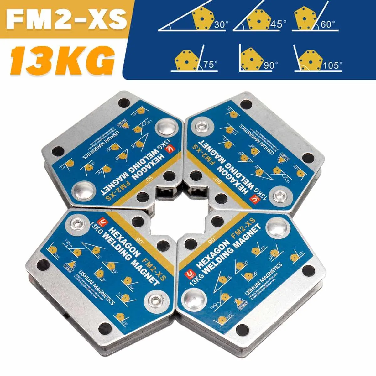 Tools Welding Fixer Welding Positioner 4Pcs Assembly FM2-XS Iron Holder Magnetic Multi Angle Pipe Installation
Tools Welding Fixer Welding Positioner 4Pcs Assembly FM2-XS Iron Holder Magnetic Multi Angle Pipe Installation