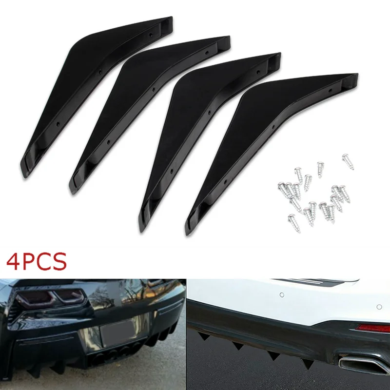 4pcs Car Rear Bumper Air Diffuser Fin Body Kit Fit For Chevrolet Corvette Cover Modification of automobile tail Accessories
4pcs Car Rear Bumper Air Diffuser Fin Body Kit Fit For Chevrolet Corvette Cover Modification of automobile tail Accessories
