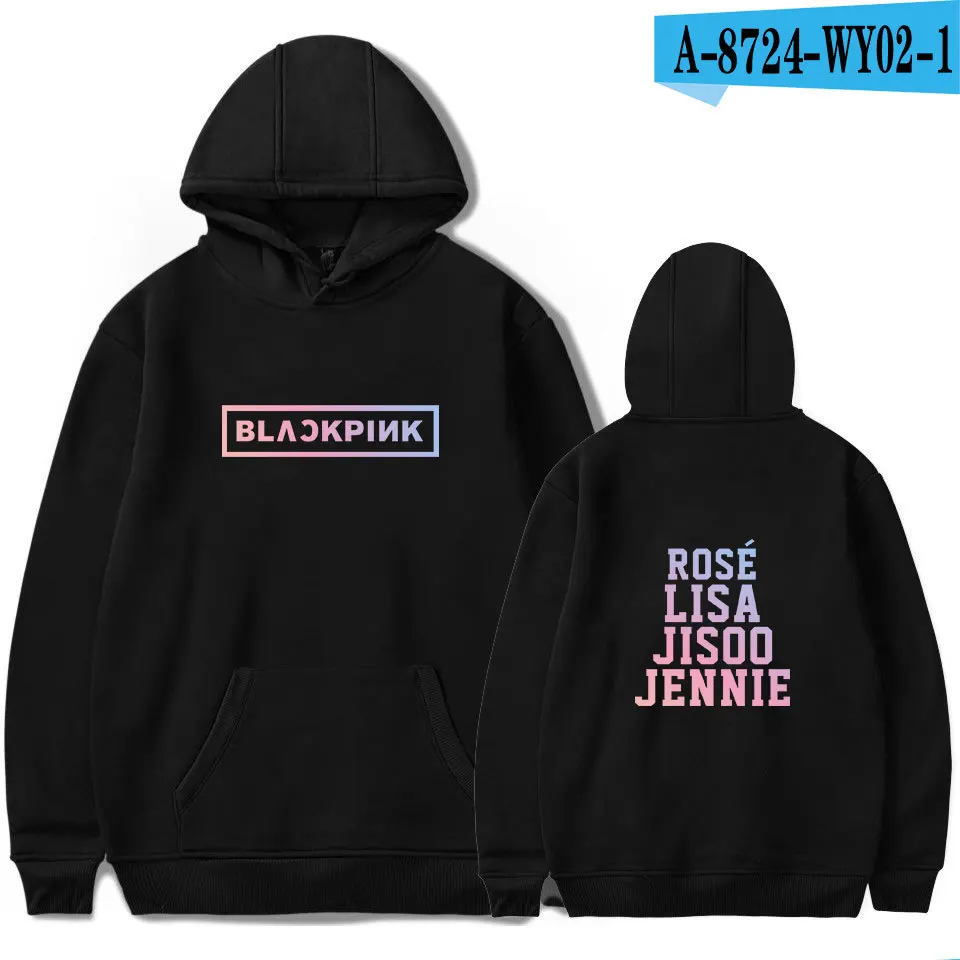 New Korean KPOP women's black group in pink blouse men men's blouses Casual fashion street sweater clothes
New Korean KPOP women's black group in pink blouse men men's blouses Casual fashion street sweater clothes