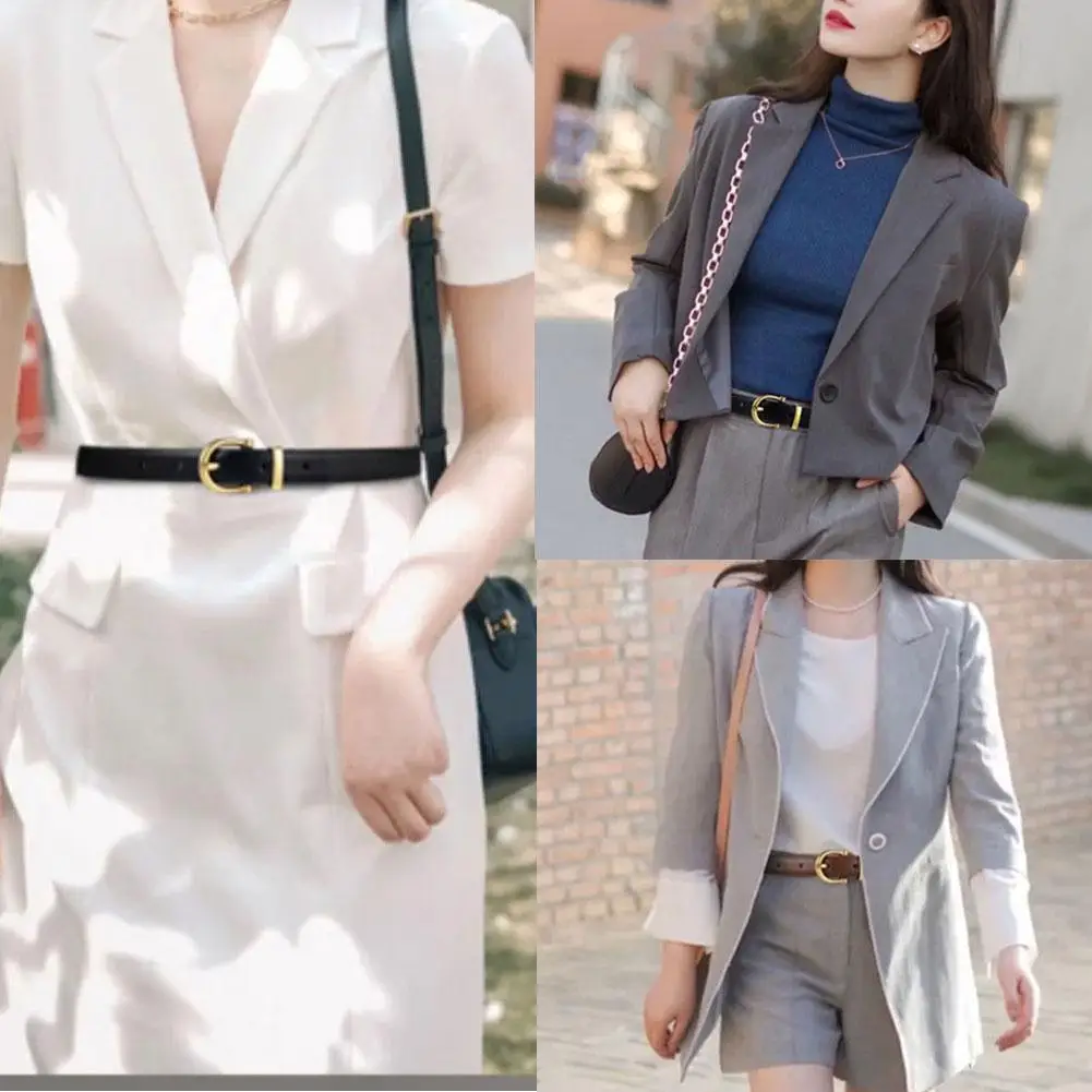 Women Soft PU Leather Waistbands Sexy Gold Pin Metal Waist Waistbands Buckle Belt W1X0
Women Soft PU Leather Waistbands Sexy Gold Pin Metal Waist Waistbands Buckle Belt W1X0