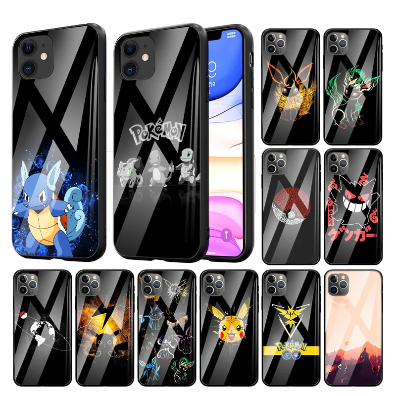 Glass Case For Apple iPhone 11 12 mini 13 Pro 7 8 X XR XS Max 6 6S Plus SE 2022 Soft Edge Phone Cover Anime Pokemon Funda Luxury
Glass Case For Apple iPhone 11 12 mini 13 Pro 7 8 X XR XS Max 6 6S Plus SE 2022 Soft Edge Phone Cover Anime Pokemon Funda Luxury