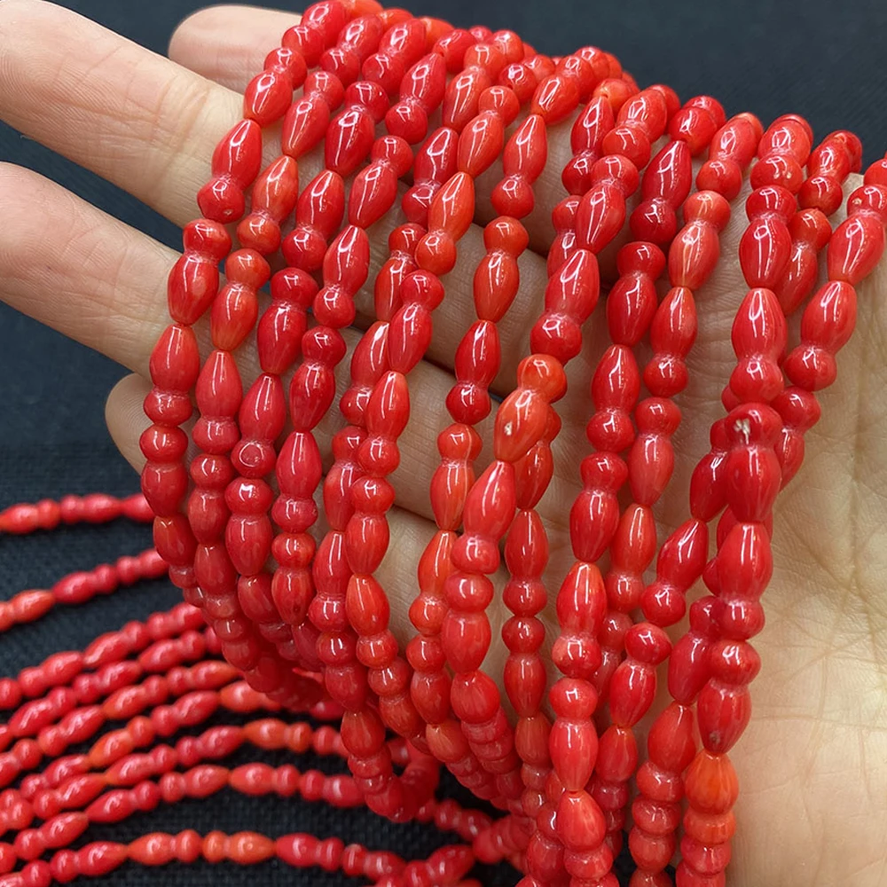 Red Coral Loose Beads Natural Sea Bamboo Gourd Shape High-Quality Coral Beads for Jewelry Making DIY Earrings Necklace Bracelets
Red Coral Loose Beads Natural Sea Bamboo Gourd Shape High-Quality Coral Beads for Jewelry Making DIY Earrings Necklace Bracelets