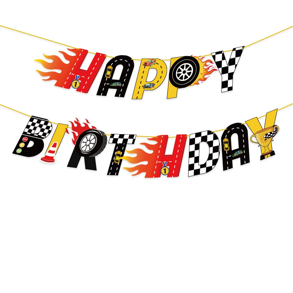 Hot Wheels Boy Birthday Party Decorations Wind Fire Wheels Car Banner Baby Shower For Kids Party Supplies Flag Pulling Banner
Hot Wheels Boy Birthday Party Decorations Wind Fire Wheels Car Banner Baby Shower For Kids Party Supplies Flag Pulling Banner