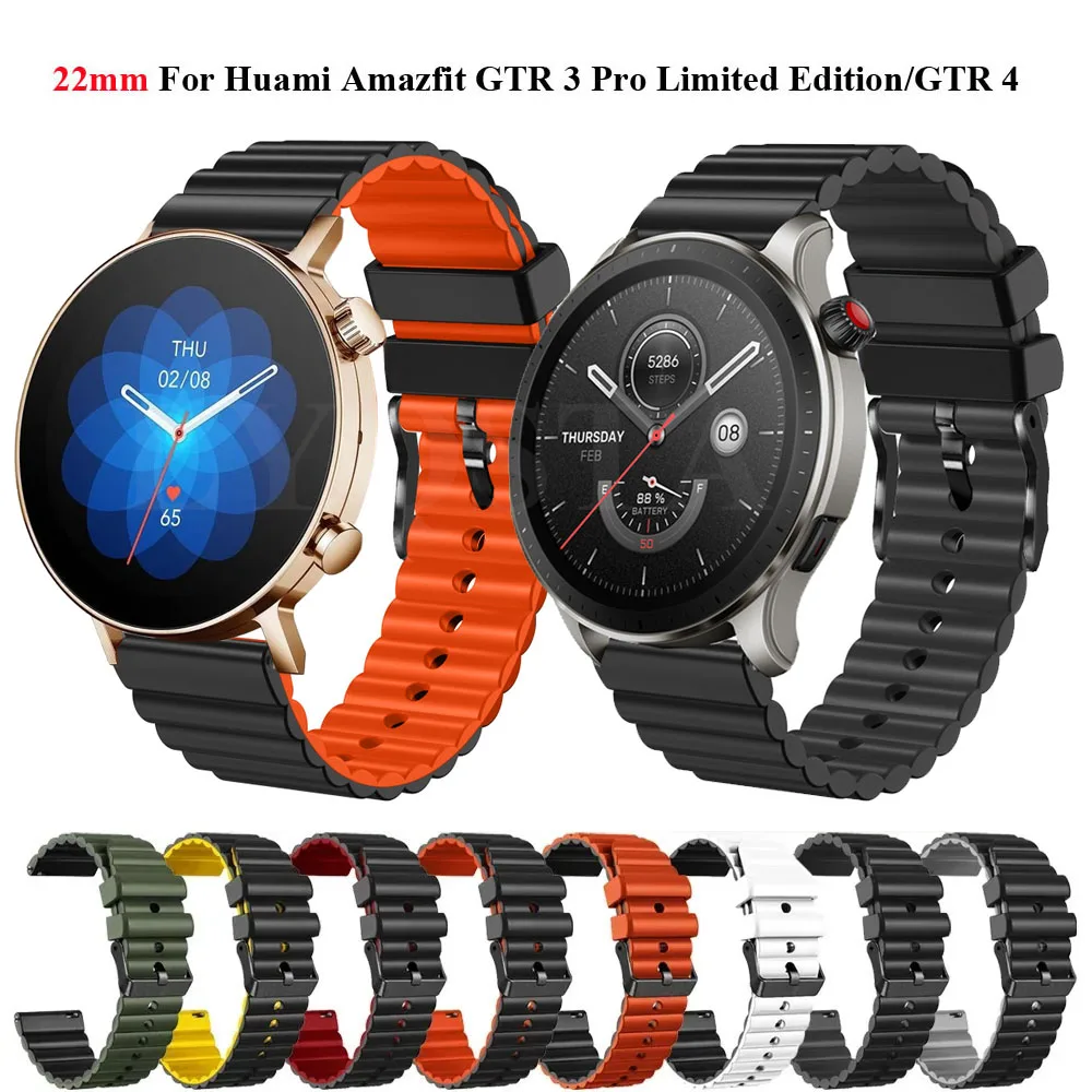 Ремешок силиконовый для смарт-часов Amazfit GTR 4, сменный Браслет для Huami Amazfit GTR 3 Pro 47 мм/GTR3 GTR2 2e Stratos, 22 мм
Ремешок силиконовый для смарт-часов Amazfit GTR 4, сменный Браслет для Huami Amazfit GTR 3 Pro 47 мм/GTR3 GTR2 2e Stratos, 22 мм