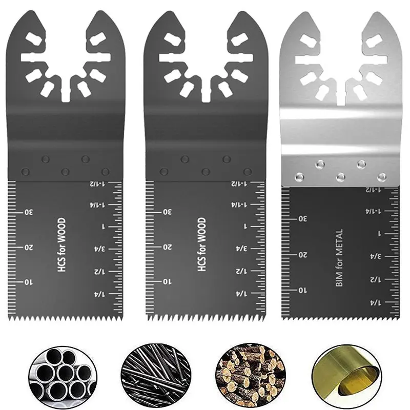 20/10/5Pcs Multi-Function Saw Blade Oscillating Saw Blade Multitool Blades Set Universal Cutter Blade for Cutting Wood Metal
20/10/5Pcs Multi-Function Saw Blade Oscillating Saw Blade Multitool Blades Set Universal Cutter Blade for Cutting Wood Metal