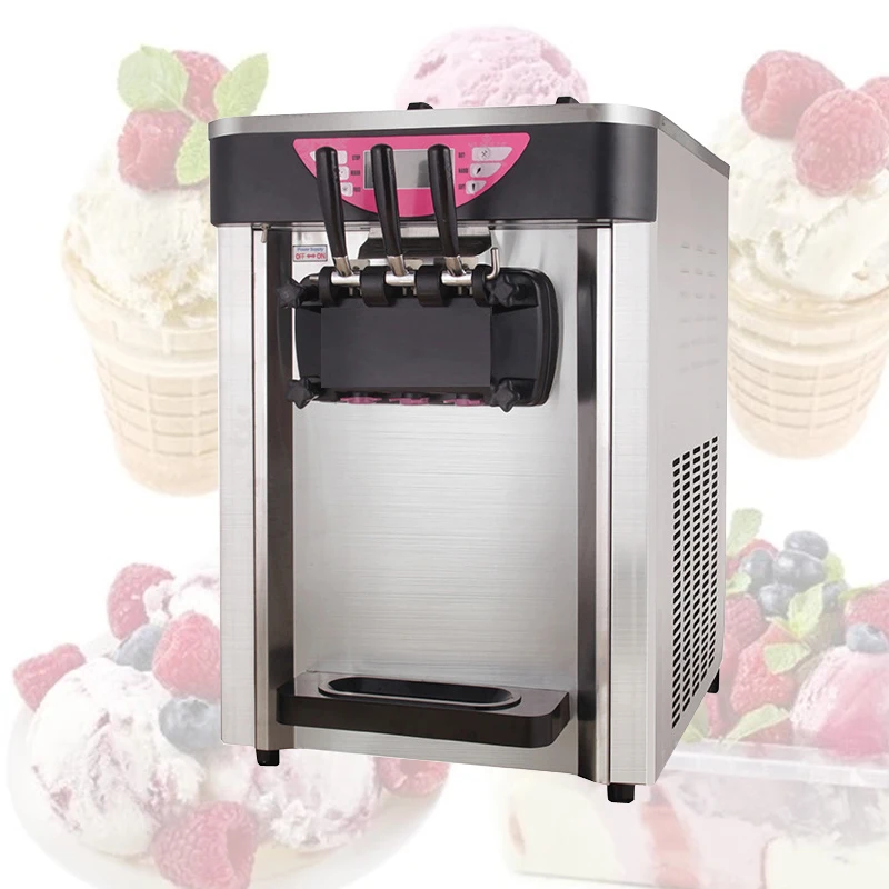 Good Taste Soft Ice Cream Machine Tabletop Stainless Steel Ice Cream Maker 2+1Mix Flavor Dessert Ice Cream Making Machine
Good Taste Soft Ice Cream Machine Tabletop Stainless Steel Ice Cream Maker 2+1Mix Flavor Dessert Ice Cream Making Machine