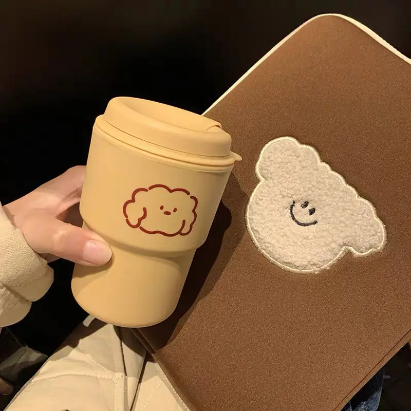 Simple Fashion Water Cup with Lid Coffee Milk Cup Cartoon Cloud Puppy Anti Scalding Plastic for Girls Glass Water Bottle
Simple Fashion Water Cup with Lid Coffee Milk Cup Cartoon Cloud Puppy Anti Scalding Plastic for Girls Glass Water Bottle