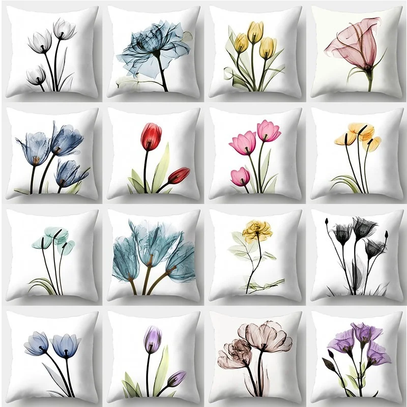 Watercolor Flowers Pillowcase 45cmX45cm Square Sofa Pillow Cover Simple Flower Cushion Cover 45X45CM
Watercolor Flowers Pillowcase 45cmX45cm Square Sofa Pillow Cover Simple Flower Cushion Cover 45X45CM