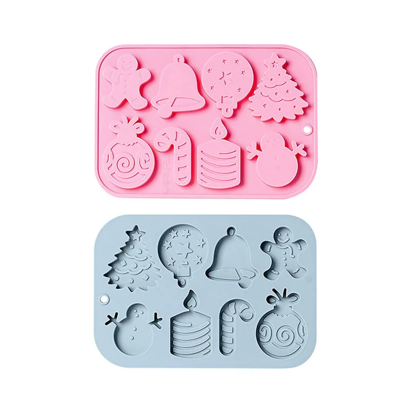 8 Even Snowman Bell Candle Gingerbread Man Other Christmas Themed Silicone Mold Cake Chocolate Mold Decorative DIY Soap Maker
8 Even Snowman Bell Candle Gingerbread Man Other Christmas Themed Silicone Mold Cake Chocolate Mold Decorative DIY Soap Maker
