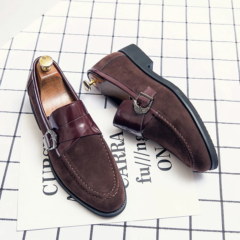 Suede Leather Men Loafers Soft Dress Shoes Men Slip On Casual Business Moccasins Fashion Formal Leisure Social Shoe Man
Suede Leather Men Loafers Soft Dress Shoes Men Slip On Casual Business Moccasins Fashion Formal Leisure Social Shoe Man