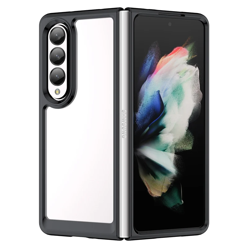 For Samsung Galaxy Z Fold 4 Case Transparent Clear PC + TPU Back Cover For Galaxy Z Fold 4
For Samsung Galaxy Z Fold 4 Case Transparent Clear PC + TPU Back Cover For Galaxy Z Fold 4