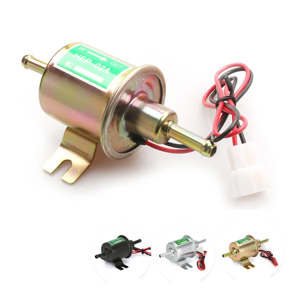 HEP-02A 12V 24V Electric Fuel Pump High / Low Pressure Bolt Fixing Wire Petrol Gasoline For Car Carburetor Motorcycle ATV
HEP-02A 12V 24V Electric Fuel Pump High / Low Pressure Bolt Fixing Wire Petrol Gasoline For Car Carburetor Motorcycle ATV