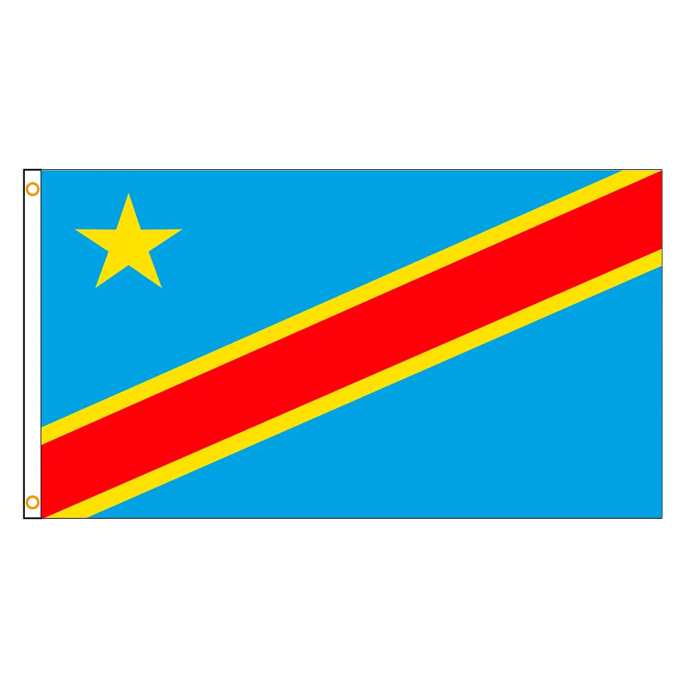 

Конго 90*150 см Флаг Демократической Республики Конго флаг висящий Национальный флаг украшение для дома