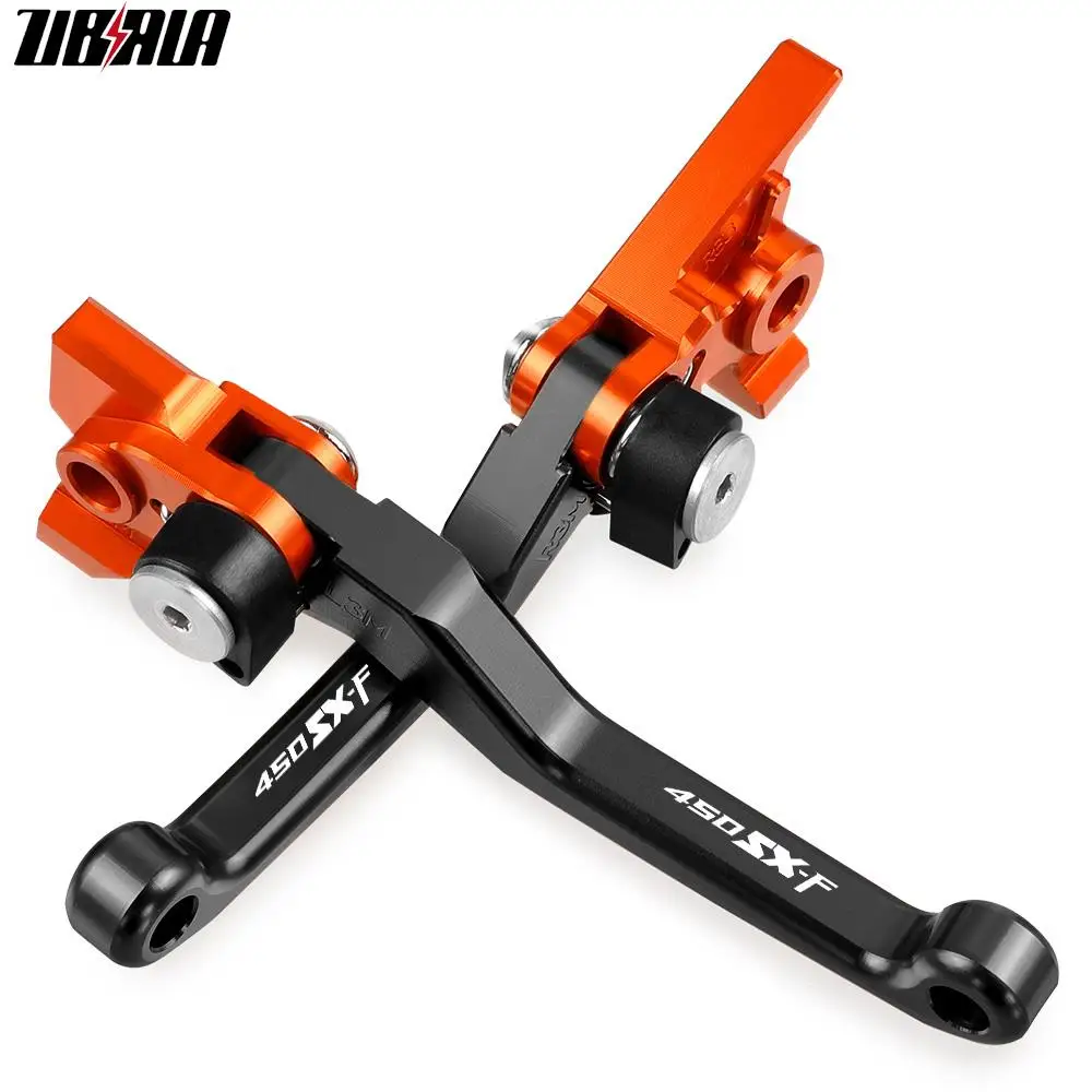 

For 450SXF 450 SX-F 2013 2014 2015 2016 2017 2018 2019 2020 2021 Motocross Pivot Dirt Bike CNC Brake Clutch Levers Handle Lever