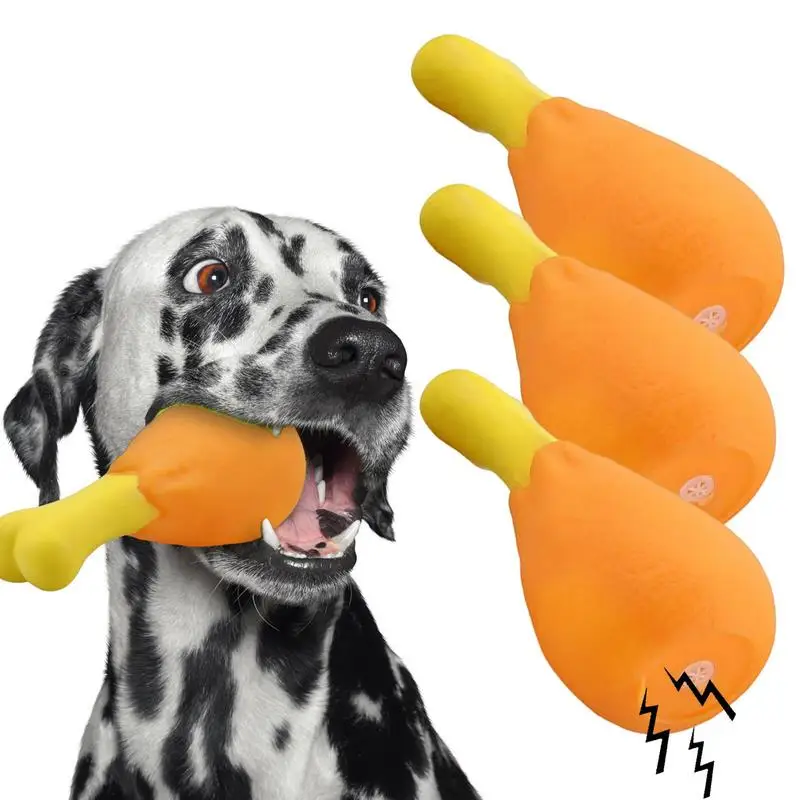 4PCS Chicken Leg Simulated Pet Dog Chew Toy Puppy Teething Toy Puppy Cat Squeaky Interactive Pet Toy Durable Pet Dog Supplies
4PCS Chicken Leg Simulated Pet Dog Chew Toy Puppy Teething Toy Puppy Cat Squeaky Interactive Pet Toy Durable Pet Dog Supplies