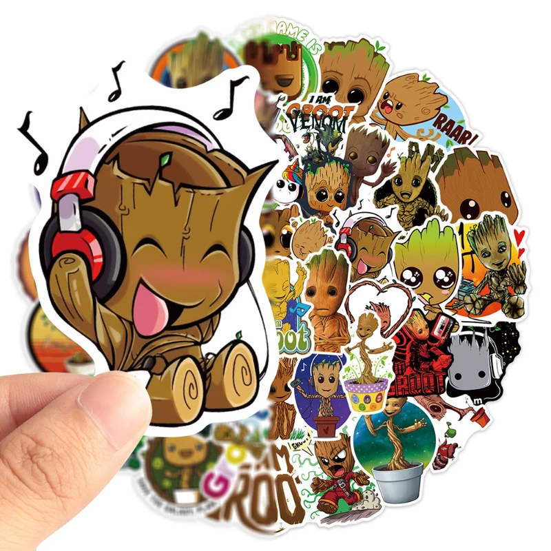 10/30/50PCS Disney Cute Groot Stickers Guardians of the Galaxy Cartoon Decals DIY Motorcycle Notebook Phone Guitar Car Kids Toy
10/30/50PCS Disney Cute Groot Stickers Guardians of the Galaxy Cartoon Decals DIY Motorcycle Notebook Phone Guitar Car Kids Toy